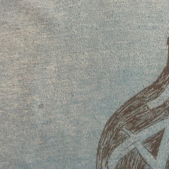 Very Important Tee Unisex XXL Blue "On The Road Again" with Guitar road trip - Picture 6 of 10